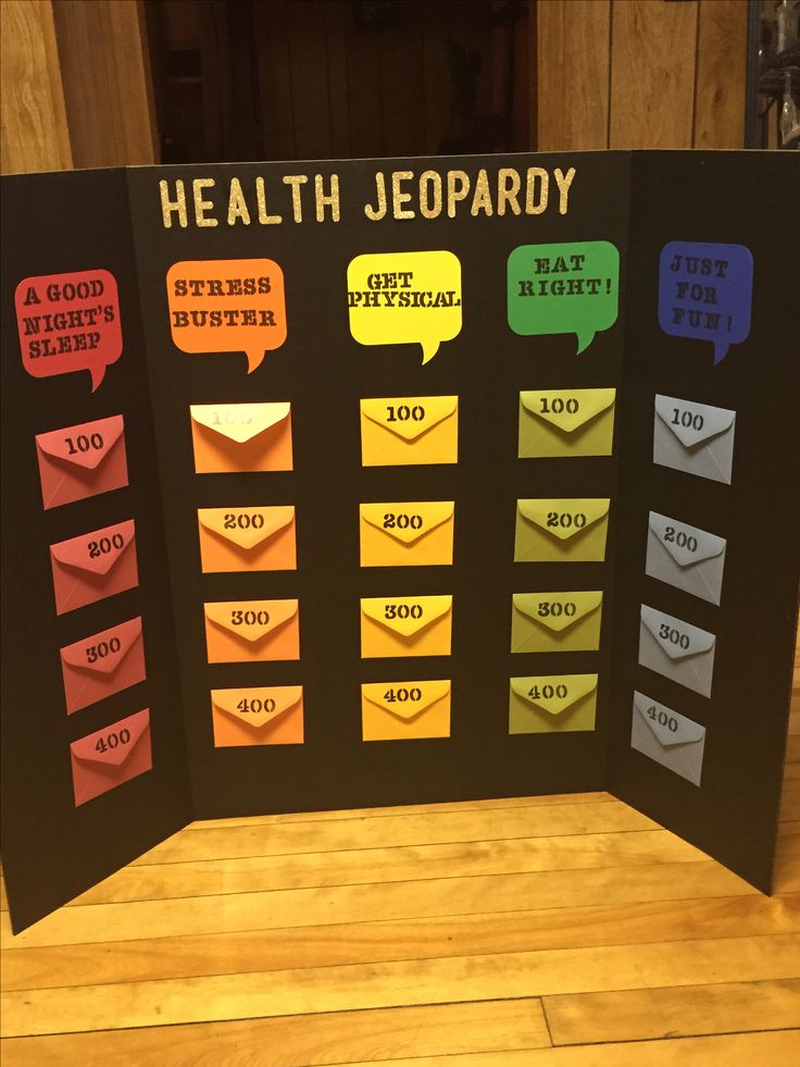 a poster with different types of speech bubbles on it that say health jeepary