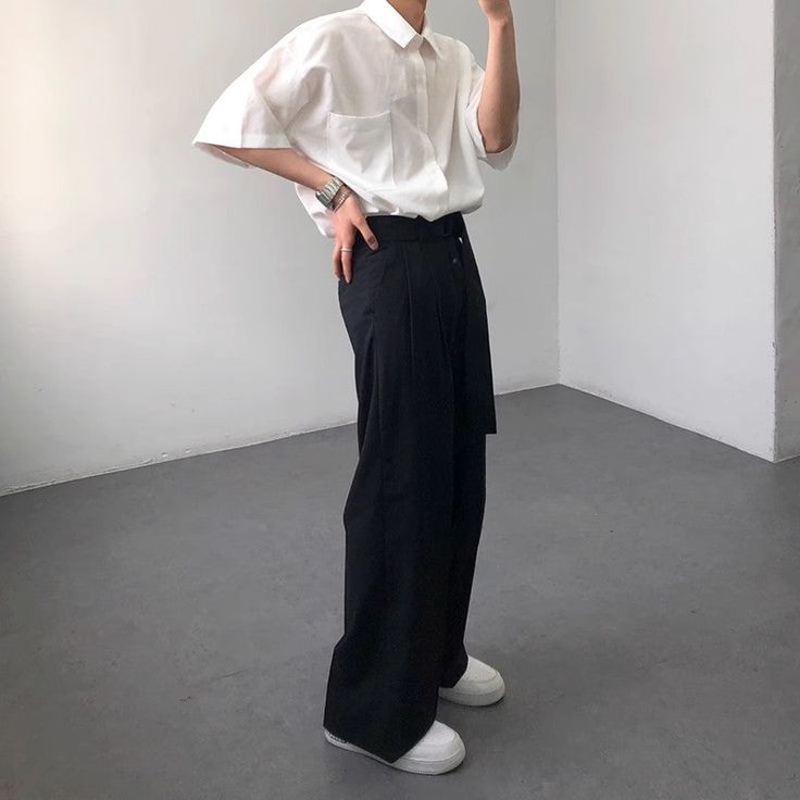 WN6744
■size(cm)




Length
 

Waist
 

Hip
 

裾回り
 




M


97


74


109


42




L


98.5


78


113


43




XL


100


82


117


44




2XL


101.5


86


121


45




■model
177cm 62kg L
■material
cotton 69% polyester 31% Casual Black Wide Leg Dress Pants, Baggy Black Full-length Dress Pants, Baggy Black Dress Pants With Pockets, Black Baggy Dress Pants With Pockets, Black Bottoms With Pockets For Business Casual, Black Straight Leg Dress Pants With Pockets, Black Business Casual Bottoms With Pockets, Business Casual Black Bottoms With Pockets, Black Baggy Bottoms For Formal Occasions