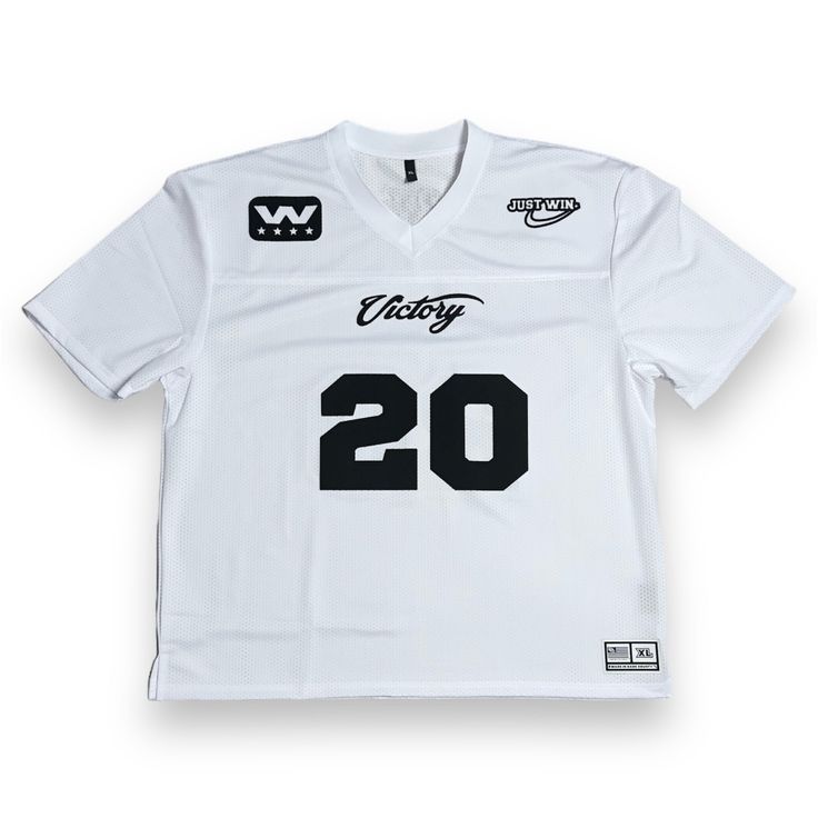 Our 1 of 1 Victory Jersey is the perfect blend of street and sportswear. This jersey features a lightweight make topped with puff printed designs and woven label for a multidimensional style. You don't wanna be sleeping on this one. Grab this exclusive piece before it’s gone ! Jersey 100% Polyester Mesh Boxy look High Quality Logo Design Puff Print Created and Designed In Miami , Florida CARE: Machine Wash Cold, Hang Dry Quality Logo Design, Win The Day, Puff Print, Quality Logo, Woven Label, Womens Basketball, 1 Of 1, Miami Florida, Victorious