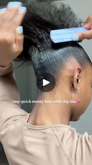 How To Do A Bun With Short Hair Black, Diy Hair Buns For Black Women, Natural Hair Styles Bun, Messy Bun Tutorial Black Women, How To Make A Fake Bun Hair Tutorials, Hairstyles For Short Hair Black Girls 4c, Easy Curly Bun, Knot Bun Hairstyles For Black Women, Dinner Hairstyles For Black Women