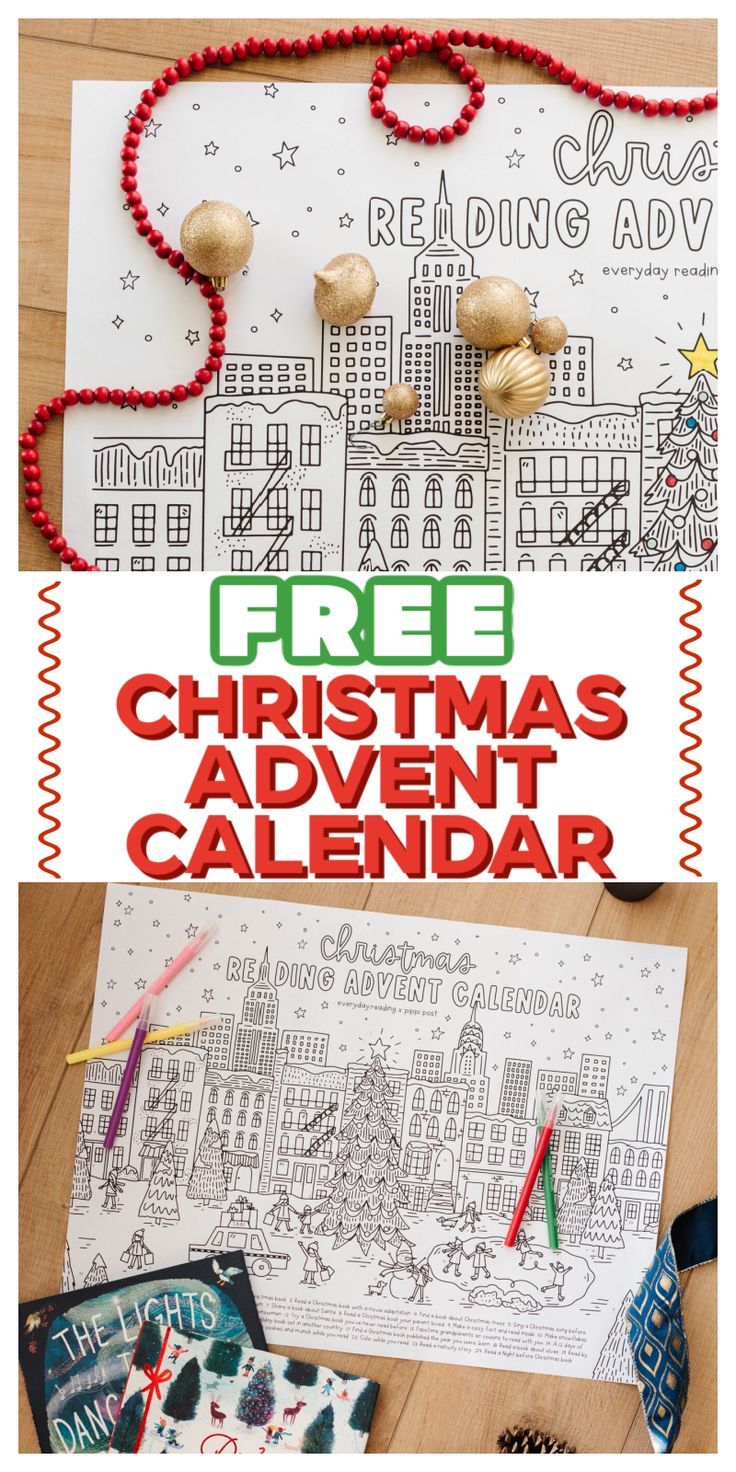 christmas coloring page Reading Advent Calendar, Printable Advent Calendar Activities, Coloring Advent Calendar, Christmas Reading Challenge, Classroom Advent Calendar Ideas, Christmas Activity Calendar, Christmas Advent Calendar Printable, Advent Calendar Printable Free, Advent Coloring Pages