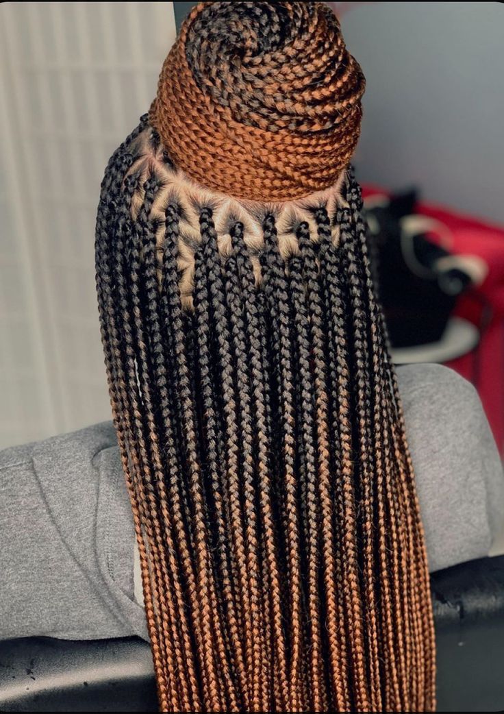 Black Brown Ombre Box Braids, Ombre Braids Black Women Two Tones, Ombre Twist Braids, Ombre Knotless Box Braids, Ombré Knotless Braids, Braids Color Ideas, Micro Senegalese Twist, Micro Twist Braids, Ombré Braids