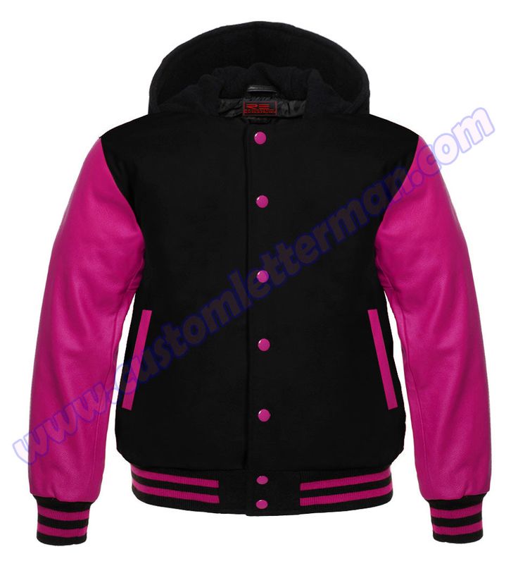 Hooded Varsity Jackets Hooded Varsity Jacket For Fall Sports, Hip Hop Hooded Varsity Jacket For Fall, Hooded Varsity Jacket For Fall Outdoor, Black Varsity Hooded Jacket For Winter, Hooded Varsity Jacket With Ribbed Cuffs For Outdoor, Hooded Varsity Jacket For Winter Outdoor, Black Varsity Jacket For School, Hooded Varsity Jacket For Winter, Hooded Varsity Jacket For Fall