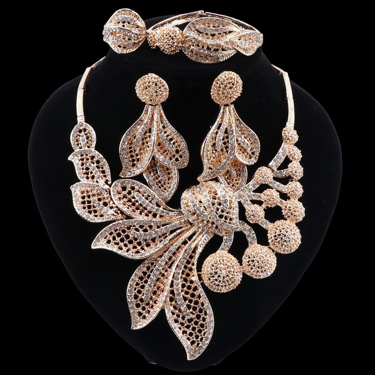 Jewelry Sets- Fashion African Dubai Gold Jewelry Nigerian Crystal Necklace Bangle Ring Earrings Women Italian Bridal Accessories Jewelry Set Model Number:4000725459132 Condition:100% Brand New QTY:1set Material: gold/plated,crystal Size:as the picture show Color:as the picture show Perfect processing 100% physical picture Plated Metal Jewelry Sets For Party, Round Plated Jewelry Sets For Party, Plated Round Jewelry Sets For Party, Elegant Alloy Jewelry For Party, Elegant Party Jewelry In Alloy, Rose Gold Alloy Jewelry Gift, Elegant Party Jewelry Made Of Alloy, Elegant Gold Plated Jewelry For Party, Elegant Metal Jewelry Sets For Party