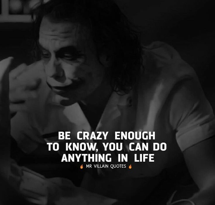 a man with long hair and a quote on it that says be crazy enough to know, you can do anything in life