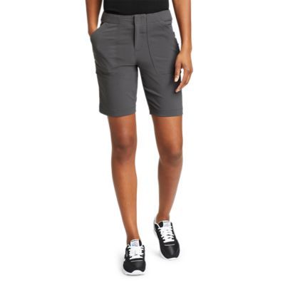 Take to the trails with our popular Horizon Bermuda Shorts. They're made of durable stretch fabric that's built to keep you moving while going off the beaten path thanks to natural sun protection.Models shown are 5'9" to 5'11" tall, wearing size S/4 or L/12. Outdoor Shorts With 5-inch Inseam And Built-in Shorts, Hiking Activewear With Built-in Shorts, Athletic Shorts With 4-way Stretch For Outdoor Activities, Athletic Shorts For Outdoor Activities With 4-way Stretch, 4-way Stretch Athletic Shorts For Outdoor Activities, Relaxed Fit Bottoms With Built-in Shorts For Outdoor Activities, Stretch Hiking Bottoms With Built-in Shorts, Stretch Nylon Shorts For Hiking, Sporty Stretch Hiking Shorts