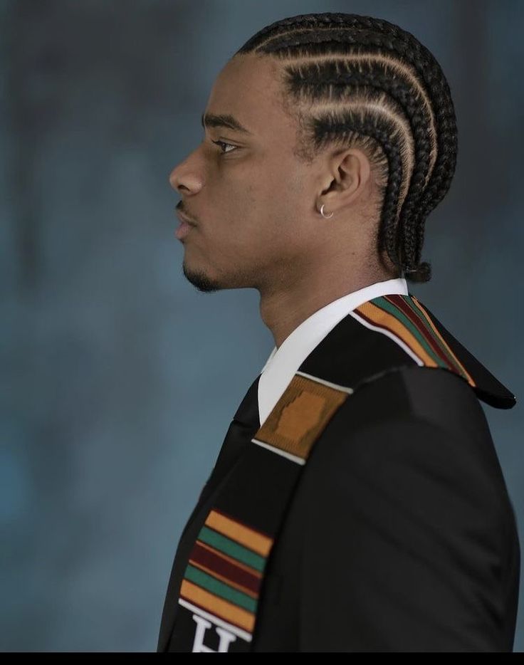 Black Man With Cornrows, Stitch Braids 4c Hair, Men’s Black Hairstyles, Cornwors Braids Men, Shai Gilgeous Alexander Cornrows, 8 Braids Cornrows For Men, Snake Braids Men, Strait Back Braids, Celebrity Cornrows