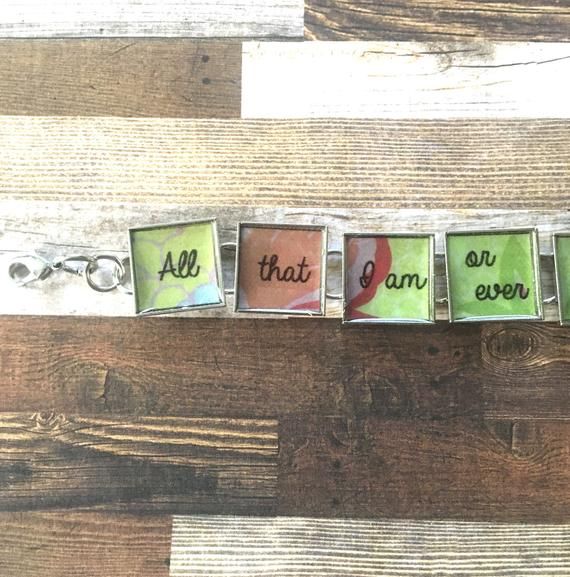 All that I am or ever could be I owe to my Mom... Message | Etsy Sunshine Necklace, Message Bracelet, To My Mom, Beautiful Textures, High Quality Jewelry, In A Box, My Mom, Quality Jewelry, Epoxy Resin