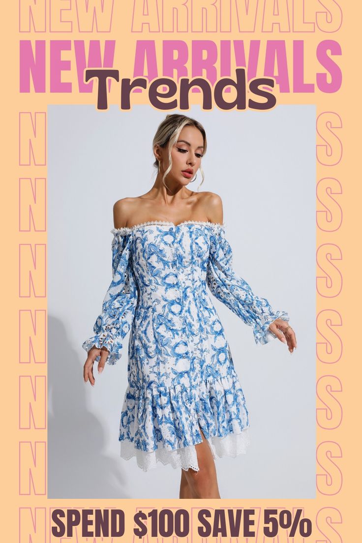 There is no doubt that you will be the protagonist of the banquet. Look glamorous in the Navy Blue Floral Off Shoulder Dress. Featuring a unique off-the-shoulder design and charming ruched floral print detail, this dress is sure to turn heads. Show off your style with this eye-catching piece. Whether it's a vacation or a family gathering, it's the perfect choice. --Dress Length: Approx 83cm --Materials: Polyester --Model is 5 ft 74 and wears size S Ruched Off-shoulder Dress For Spring, Spring Strapless Off-shoulder Dress, Strapless Off Shoulder Dress For Spring, Spring Ruched Strapless Off Shoulder Dress, Long Sleeve Ruched Off Shoulder Dress For Summer, Ruched Long Sleeve Off Shoulder Dress For Summer, Ruched Off-shoulder Dress For Summer, Blue Off-shoulder Floral Dress, Off Shoulder Mini Dress With Floral Print For Brunch