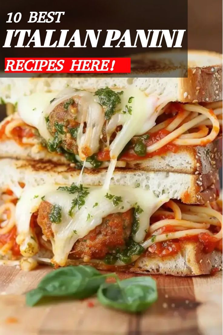 A delicious Meatball Smash Grilled Cheese sandwich with spaghetti, meatballs, and melted cheese on toasted bread Panini Bread Recipe, Italian Panini, Panini Bread, Panini Press, Lunch Sides, Panini Recipes, Panini Sandwiches, Italian Sandwich, Sandwich Bread Recipes