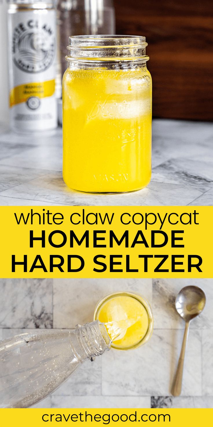 white claw copycat homemade hard seltzer is the best way to use it