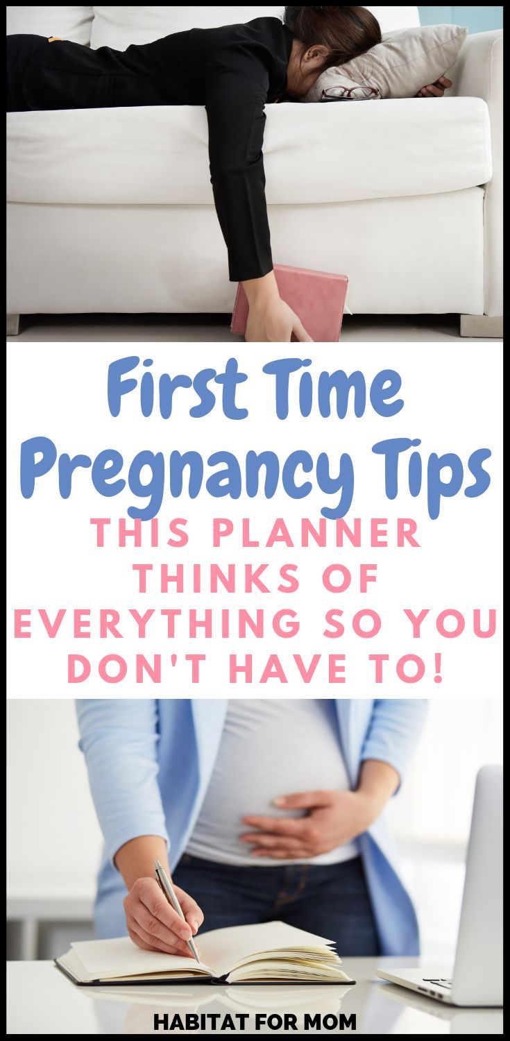 a pregnant woman sitting on a couch with her stomach exposed and the words first time pregnancy tips