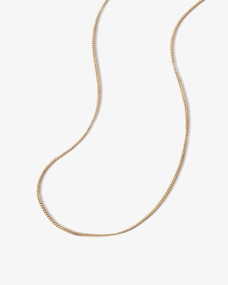 Made in 18K gold over brass Adjustable chain length: 22 to 24 inches; 55 + 2.5 + 2.5 cms Chain only — charms sold separately SKU: CN598GLD22 Gold Plated Pendant Chain Necklace, 14k Gold Filled Chain Link Necklace With Adjustable Chain, 14k Gold-filled Oval Link Necklaces, 14k Gold Charm Necklaces With Chain, Gold 14k Charm Necklaces, 14k Gold Charm Necklace With Chain, Gold Chain Brass Pendant Necklace, Gold Chain Pendant Necklace In Brass, Gold-tone Long Minimalist Chain Necklace