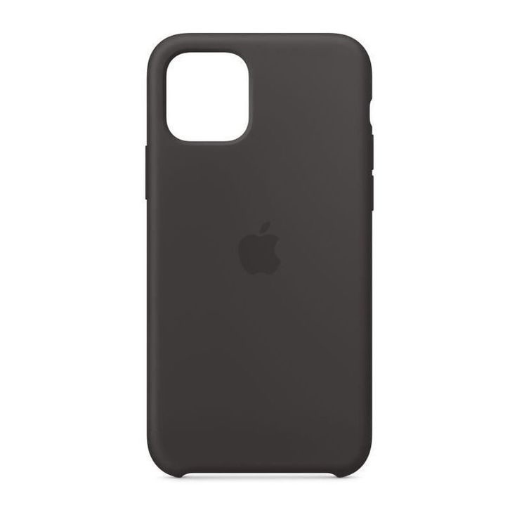 the back of an iphone 11 case in dark grey, with its camera facing forward