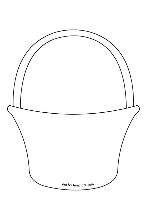 a drawing of a basket on a white background