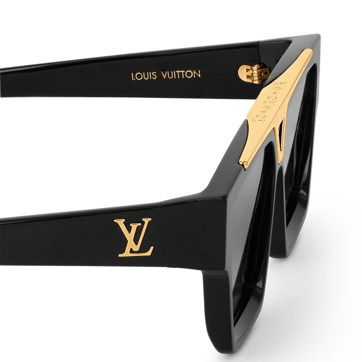 LOUIS VUITTON® - 1.1 Evidence Sunglasses - Black Luxury Matte Black Sunglasses With Gradient Lenses, Luxury Black Polarized Shield Sunglasses, Luxury Matte Black Sunglasses With Uva Protection, Luxury Matte Black Square Frame Sunglasses, Luxury Matte Black Shield Sunglasses With Gradient Lenses, Luxury Matte Black Shield Sunglasses With Mirrored Lenses, Pretty Sunglasses, Edgy Aesthetic, Louis Vuitton Sunglasses