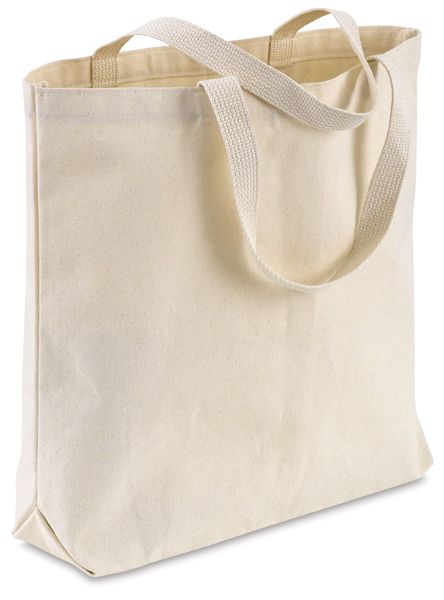 These sturdy tote bags are made of 100% natural cotton canvas  ideal for toting art supplies  drawing and sketch pads  books  and more. An eco-friendly alternative to plastic or paper bags  they�re also great for shopping or transporting items from place to place. - Canvas Tote Bag - Large  16'' x 18'' x 3'' Tas Denim, Personalized Beach Bags, Bags Brands, Canvas Bag Design, Sac Diy, Grocery Shopping Bags, Fabric Tote Bags, Grocery Bags, Fabric Tote