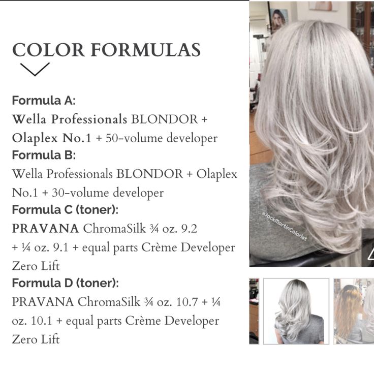 Silver hair... Silver Hair Color Formula, Matrix Hair Color, Wella Hair Color, Redken Hair Color, Silver Blonde Hair, Icy Blonde Hair, Hair Silver, Hair Toner, Hair Color Formulas