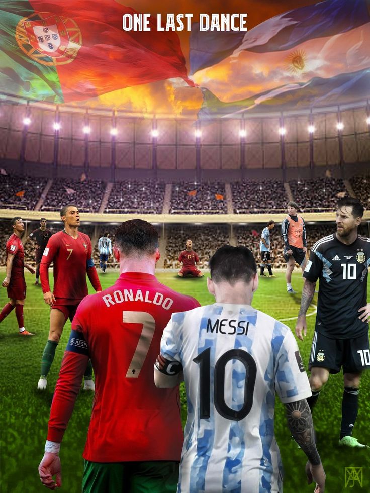 Messi & Ronaldo Poster Design Ronaldo Poster, Photoshop Edits, One Last Dance, The Last Dance, Messi Ronaldo, Messi And Ronaldo, Last Dance, Photoshop Editing, Cristiano Ronaldo