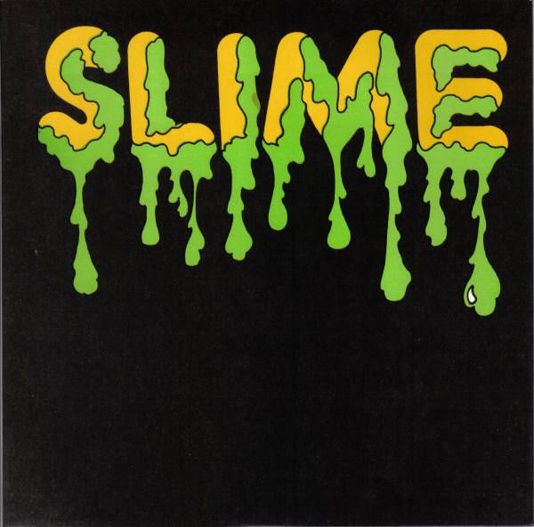 the slime logo is dripping green and yellow