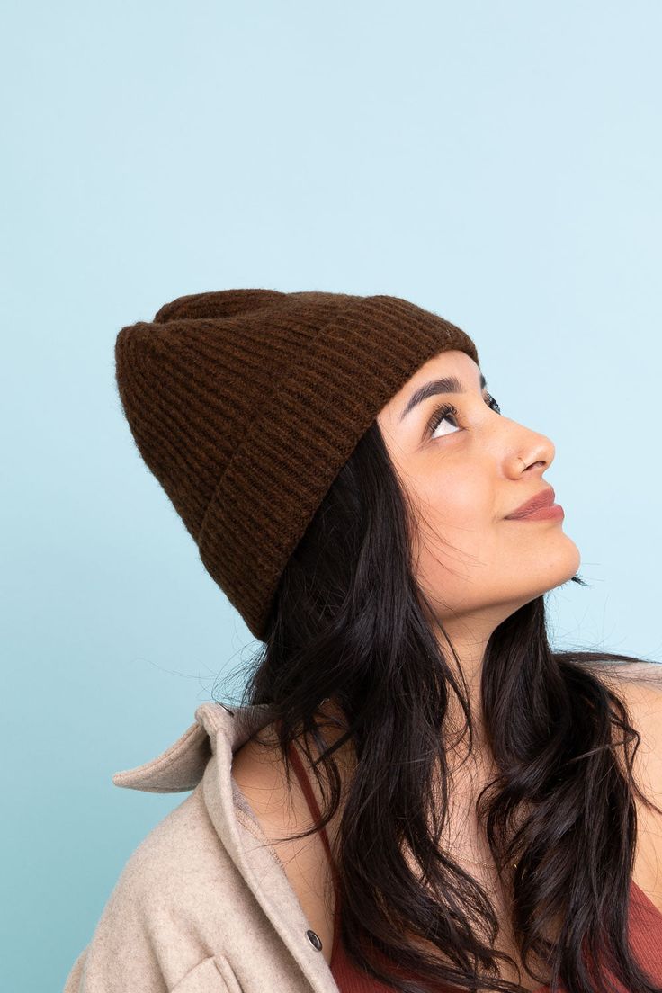 Looking for a cute and comfy beanie to keep you warm this winter? Look no further than our Rib Knit Cuffed Beanie! This beanie is made of a soft rib knit fabric and features a cute cuff detail. It's perfect for everyday wear, whether you're running errands or heading to the ski slopes. And because it's available in a variety of colors, you're sure to find one that's perfect for your style. So don't wait any longer, grab our Rib Knit Cuffed Beanie today! #lovemyleto 100% Acrylic Imported Trendy Warm Brown Beanie, Ribbed Beanie Hats For Fall, Brown Knit Beanie, Ribbed Beanie For Fall, Solid Soft Knit Beanie One Size, Cozy Knit Bonnet, Fall Crochet Hat In Solid Color With Soft Knit, Slouchy Soft Knit Beanie For Everyday, Cozy Brown Crochet Hat With Soft Knit