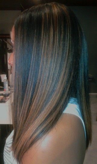 18 black hair with brown highlights ,Human hair Virgin hair you might like Hair Laid, Relaxed Hair, Hair Game, Great Hair, Ombre Hair, Gorgeous Hair, Weave Hairstyles, Hair Highlights, Hair Looks