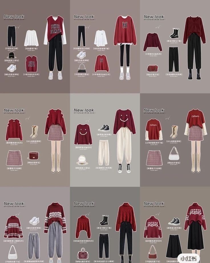 Ootd Korean Style, Maroon Outfit, Outfit Korean Style, Simple Style Outfits, Korean Outfit Street Styles, Style Korea, Kawaii Fashion Outfits, Quick Outfits, Indie Outfits