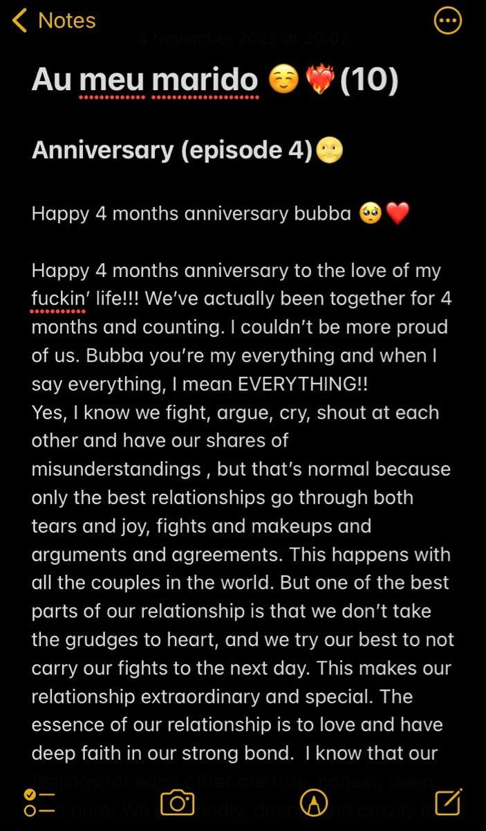 4 months anniversary text to your boyfriend 🥺❤️ Paragraphs For Anniversary, 6 Month Relationship Anniversary, 11 Months Anniversary Boyfriends Text, 6 Months Anniversary Letter, Three Month Paragraph For Boyfriend, Happy Anniversary For Girlfriend, Four Months Anniversary Text, Four Month Anniversary Message, Happy 4 Month Anniversary Love