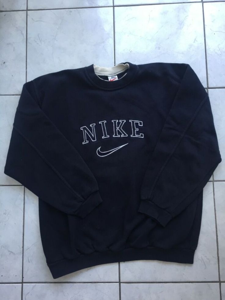 Nike Navy Blue Sweatshirt, Nike 1990 Hoodie, Navy Crewneck Outfit Men, Navy Blue Nike Sweatshirt, Navy Nike Hoodie, Vintage Nike Sweatshirt Navy, Navy Blue Nike Hoodie, Nike 1990 Vintage Sweater, Hoodie Nike Vintage