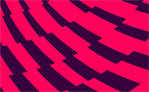 an abstract pink and black background with wavy lines in the center, forming a spiral pattern