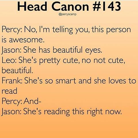 𝙿𝚎𝚛𝚌𝚢 𝙹𝚊𝚌𝚔𝚜𝚘𝚗 𝙷𝚎𝚊𝚍𝚌𝚊𝚗𝚘𝚗 Percabeth Love, Perseus Jackson, Percy Jackson Ships, Zio Rick, Inspirational Memes, Percy Jackson Head Canon, Percy And Annabeth, Percy Jackson Quotes, Percy Jackson Fan Art