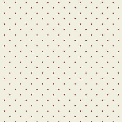 a white background with red polka dots