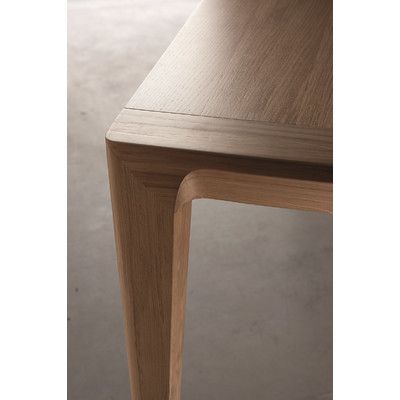 a close up of a wooden table with no one on it's legs or feet