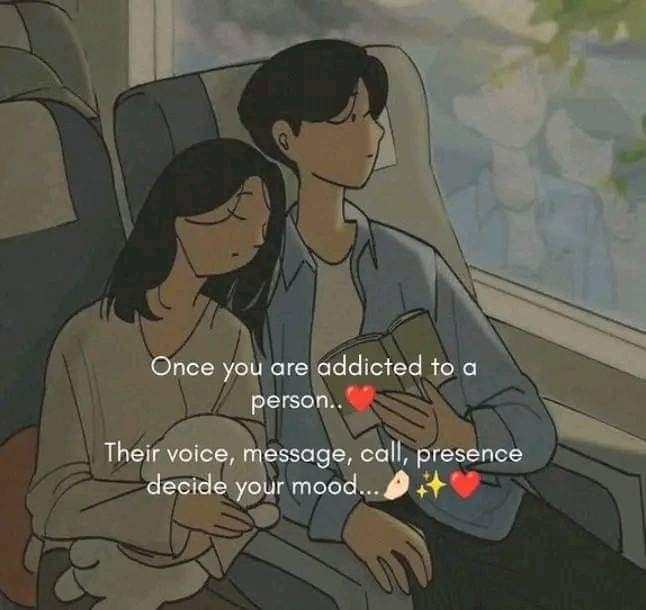 a man and woman sitting next to each other on an airplane with the caption'once you are added to a person, their voice, message, call presence decide your mood