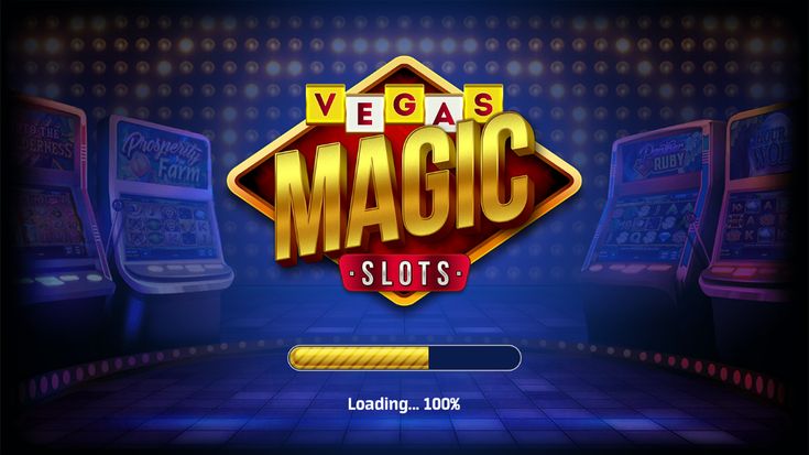 the vegas magic slots slot machine is shown in this screenshot from their game screen