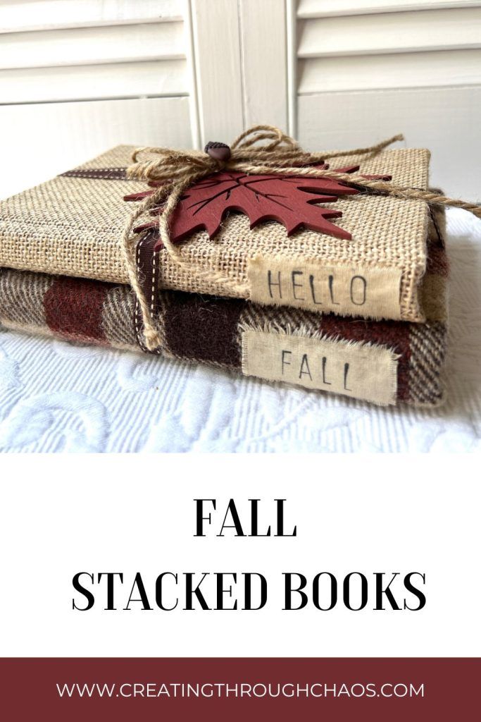 fall stacked books with the title overlay