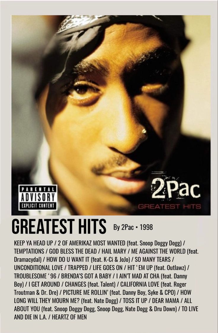 the cover art for 2pac's greatest hits album, hit'em up single version