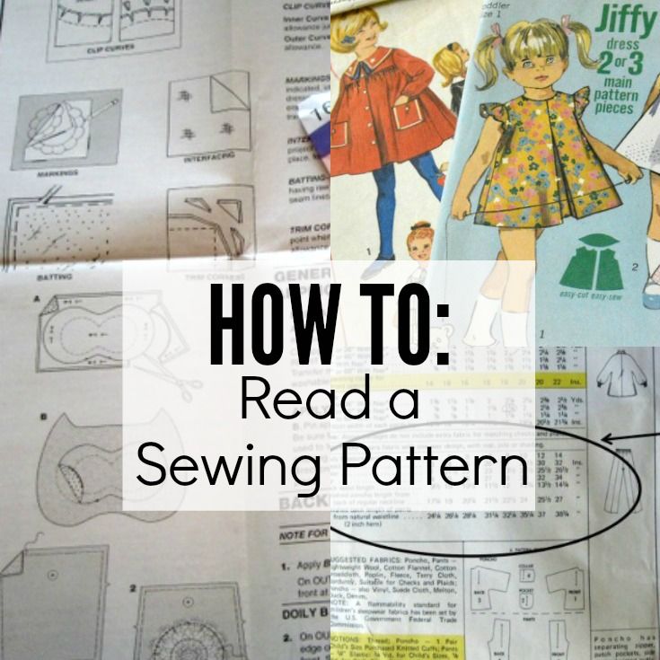 how to read a sewing pattern