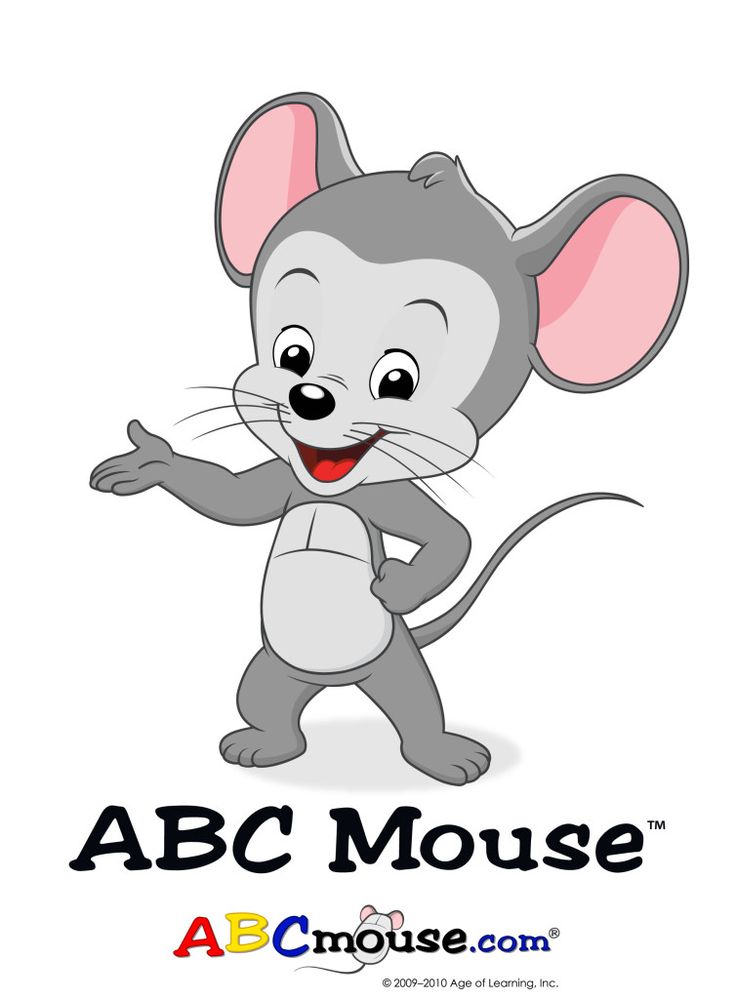 a cartoon mouse standing up and smiling