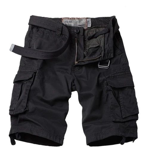 Style: Casual Pattern Type: Solid Applicable Season: summer Material: COTTON Pant Style: Regular Fit Type: LOOSE Gender: MEN Waist Type: MID Item Type: Shorts Length: Knee Length Closure Type: Elastic Waist Decoration: Button Cotton Cargo Shorts For Summer Outdoor Activities, Summer Outdoor Cotton Cargo Shorts, Military Style Khaki Shorts For Summer, Short Length Cargo Pants For Summer Outdoor, Summer Outdoor Short Cargo Pants, Khaki Shorts With Multiple Pockets For Summer, Short Cargo Pants With Built-in Shorts For Summer, Summer Outdoor Cotton Cargo Pants, Military Style Cargo Pants With Cargo Pockets For Summer