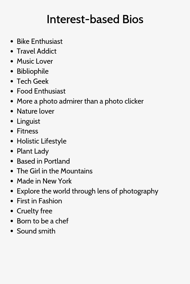 an image of the internet based bios list for people to use on their phones