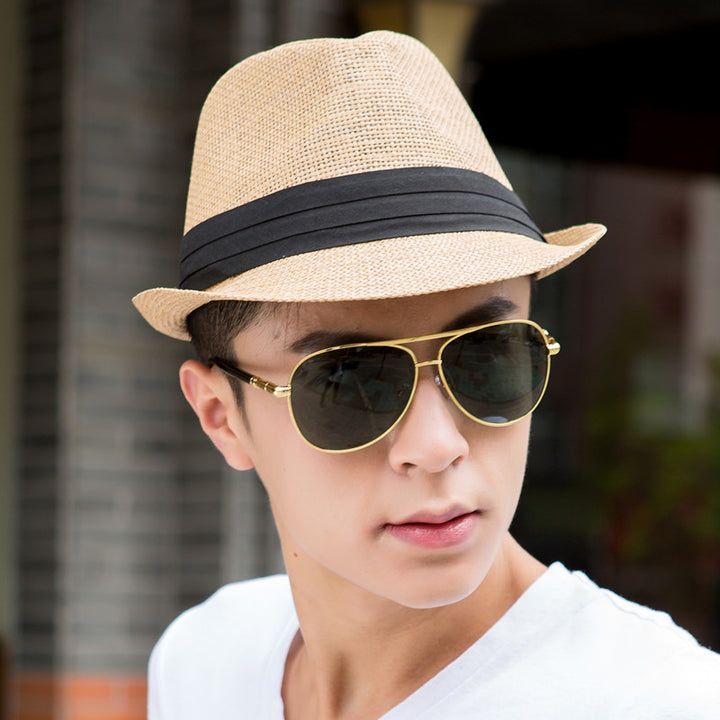 A perfectly re-imagined version of this classic hat for men. The Havana Fedora men's hat from Effentii features a classic teardrop crown, and includes a finely crafted solid color hat band - Check it Out at EFFENTII! Hat For Boys, Girl Hats, Mens Fedora, Fedora Hat Men, Straw Fedora Hat, Summer Cap, Straw Fedora, Boys Summer, Classic Hats