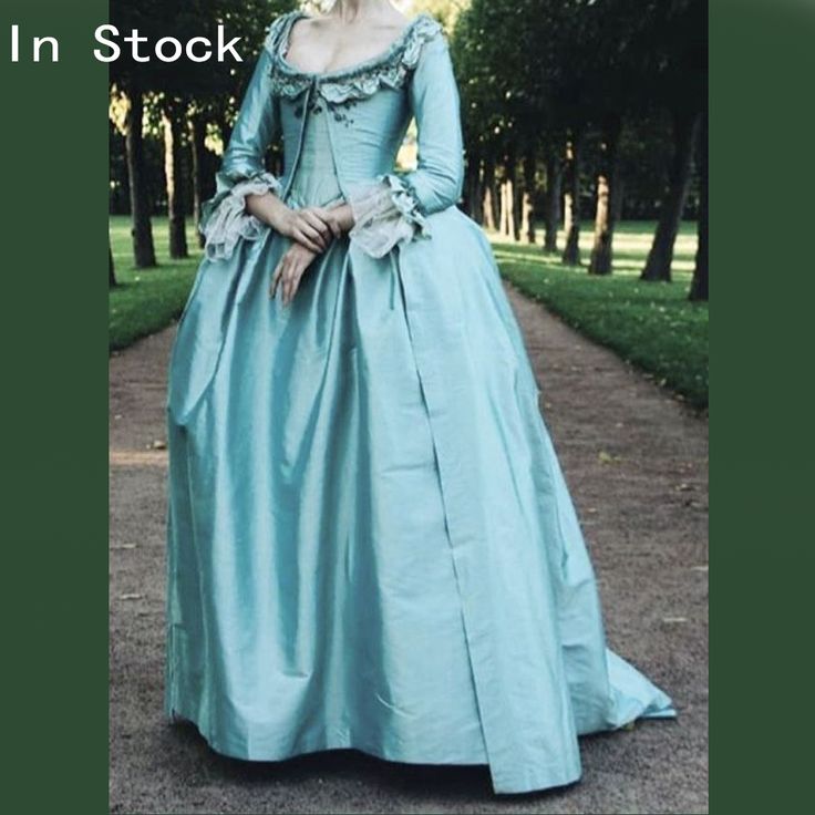 Smarter Shopping, Better Living! Aliexpress.com 17th Century Dresses, Roccoco Dresses, 1700 Dresses, 1700s Dresses, Georgian Dress, French Dresses, Ball Gown Princess, 1700 Fashion, Princess Evening Dress