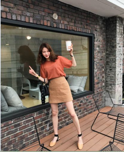 Casual Outfits Philippines, Summer Outfits Philippines, Philippine Outfits, Philippines Outfit Street Styles, Ootd Ideas Street Styles, Ootd Philippines, Philippines Street, Beige Skirt Outfit, Philippines Outfit