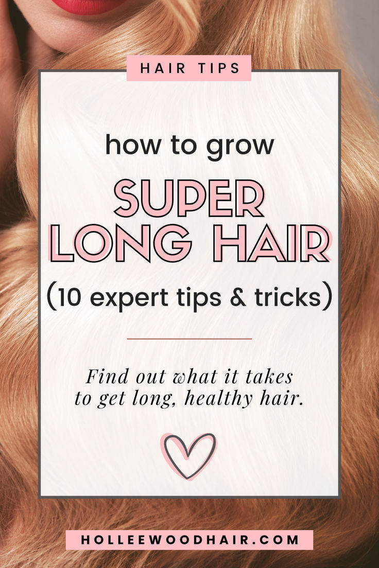 How to grow super long hair (10 expert tips & tricks: Find out what it takes to get long, healthy hair. How To Get Hair Longer Fast, Growing Hair Long And Fast, How To Care For Long Hair, Tips For Long Healthy Hair, Haircare Tips Health, Hair Health Tips How To Grow, Best Hair Growth Tips, Tips For Thick Hair Growth, Long Hair Growth Tips Fast