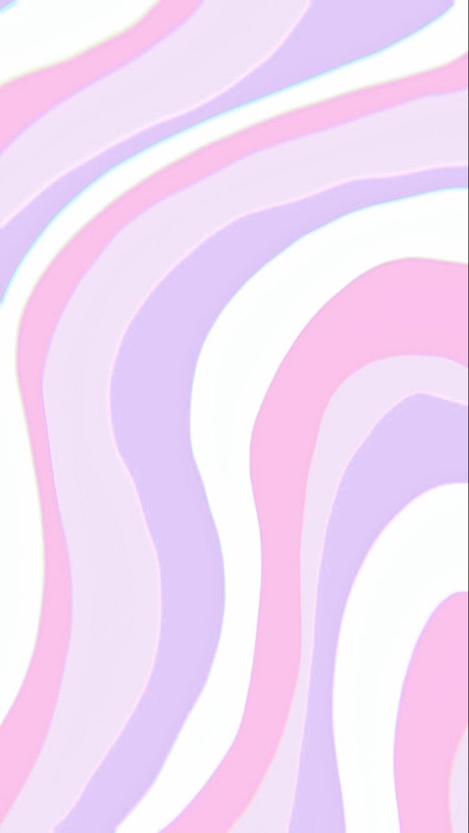 an abstract background with wavy lines in pastel pink and purples on white paper