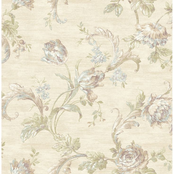 This unpasted wallpaper by Seabrook Designs will add a touch of elegance to your wall surfaces for a classic, eye-catching look.  Unpasted: wallpaper adhesive required to install this wallcovering  20.5 in. W x 33 ft. Wallpaper Bed, Ivory Wallpaper, Wallpaper Adhesive, Guest Bathrooms, Wallpaper Pattern, Wallpaper Free, Accent Wallpaper, Pattern Wallpaper, Wall Coverings