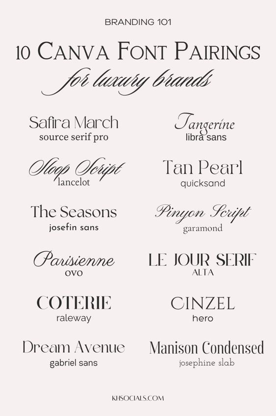 SHRIFTS. Canva Luxury Fonts, Canva Font Combinations Free, Canva Fonts Combinations, Canva Typography, Canva Font Combinations, Font Canva Lettering, Numbers Tattoo, Font Love, Canva Font