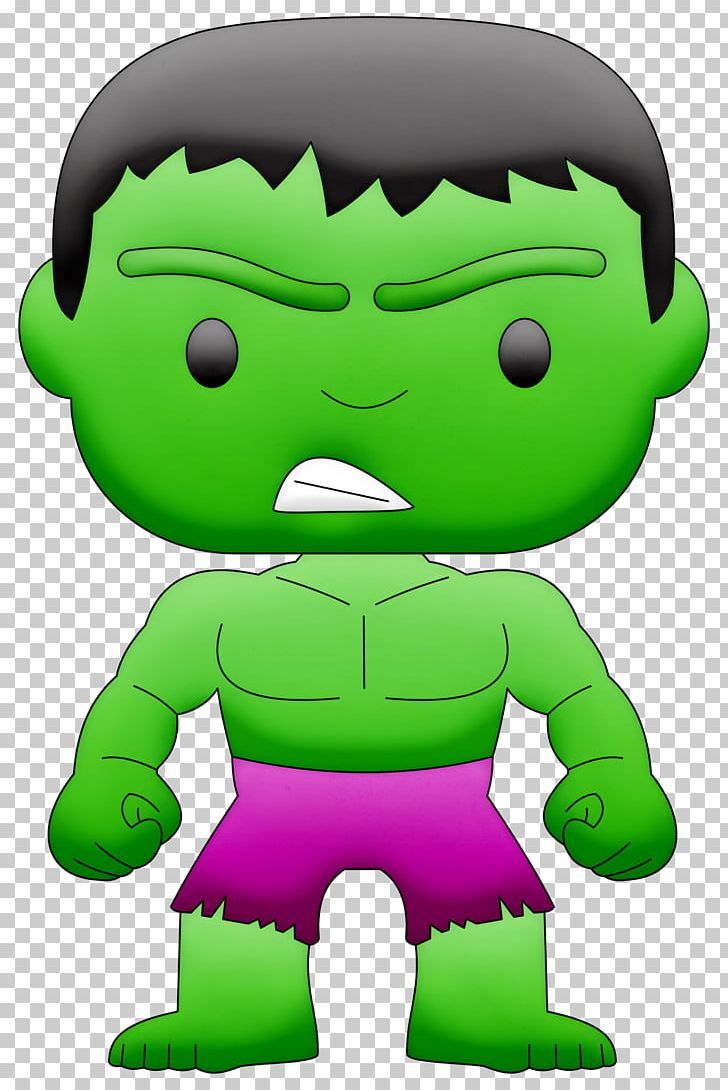 a cartoon character with green hair and purple shorts, holding his hands out to the side