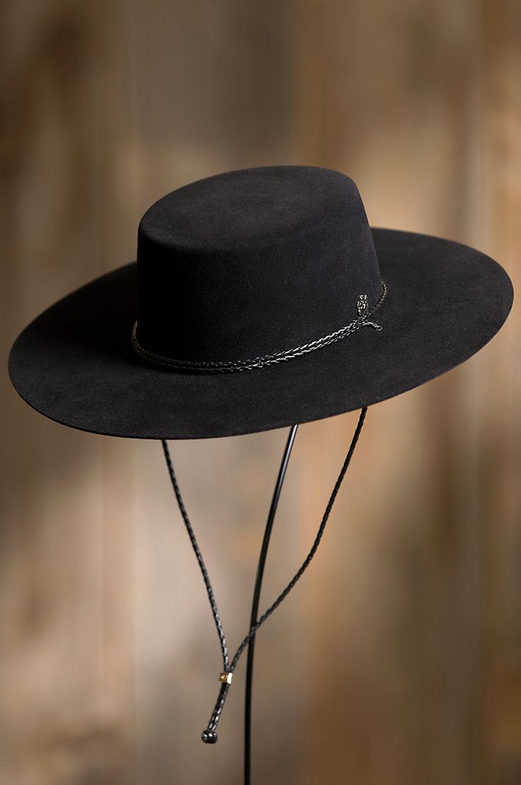 With all the flair of a Spanish flat top gaucho, this classic profile makes a striking presentation. Free shipping + returns. Mens Hat Store, Spanish Hat, Alta California, Marching Bands, Classic Profile, Guys Fashion, Man Outfit, Mens Beanie Hats, Mens Hats Fashion